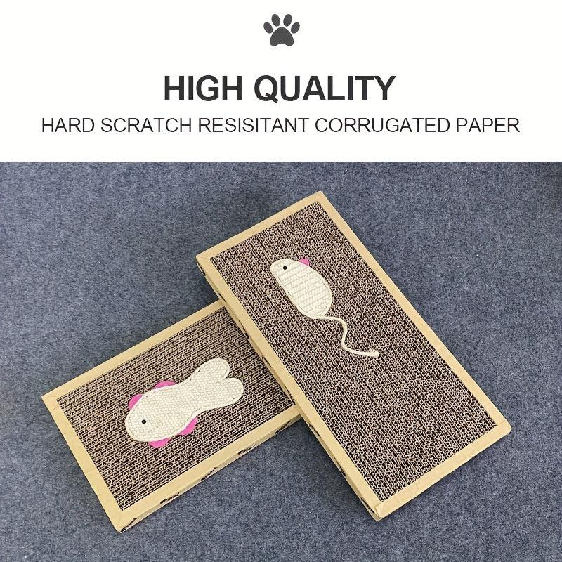 Durable Cat Scratching Pad Fish Toy