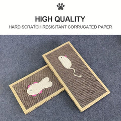 Durable Cat Scratching Pad Fish Toy