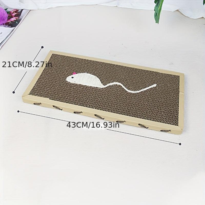 Durable Cat Scratching Pad Fish Toy