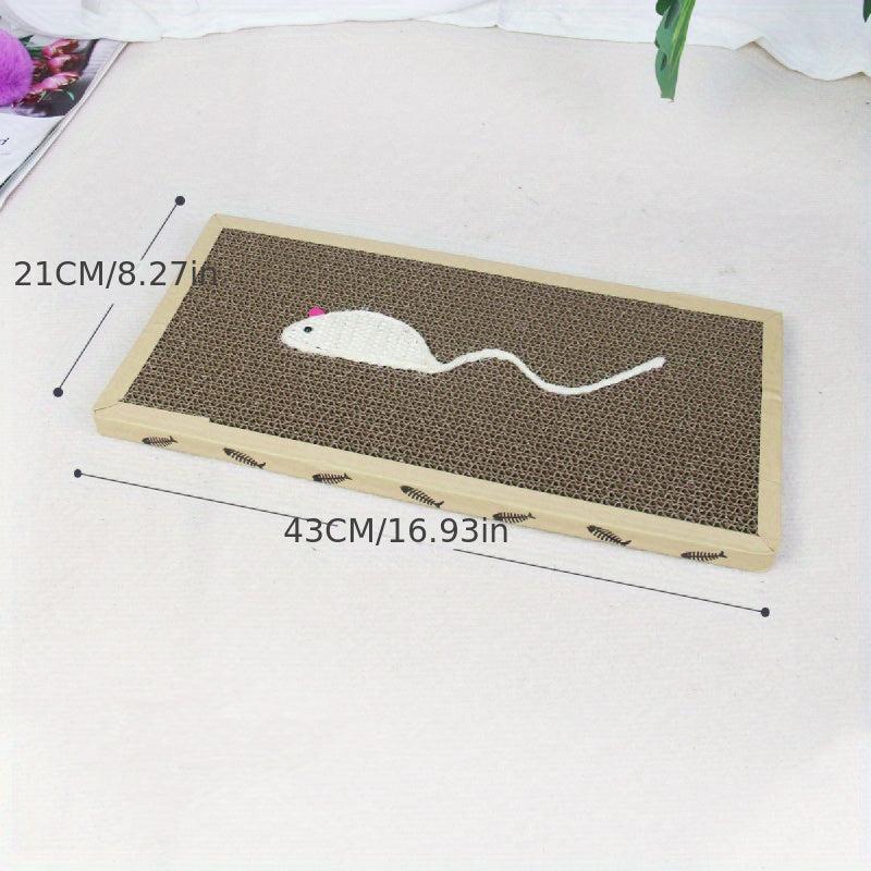 Durable Cat Scratching Pad Fish Toy