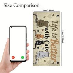 Wooden Pet Sign: Personalize Your Cat's Home