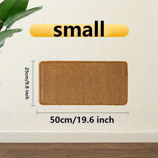 Sisal Cat Scratcher Mat with Magic Stickers