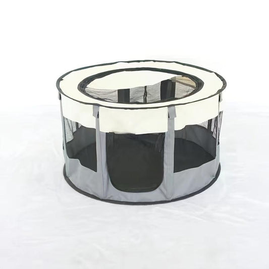 Portable Folding Cat Cage Fence Pet Tent Cat Playpen