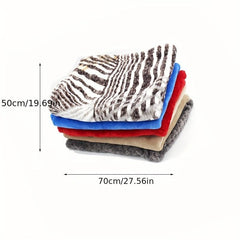 Double-sided Coral Velvet Dog Blanket Cat Nest Mat Warm Small Dog Blanket