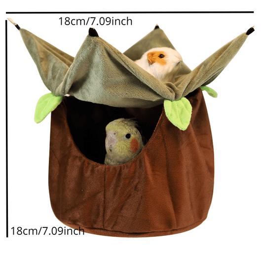 Hanging Parrot House Bird Nest for Budgerigar Cockatiel Sugar Glider