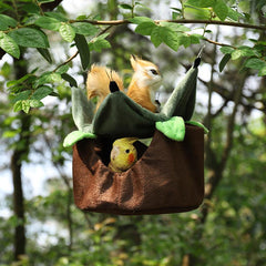 Hanging Parrot House Bird Nest for Budgerigar Cockatiel Sugar Glider