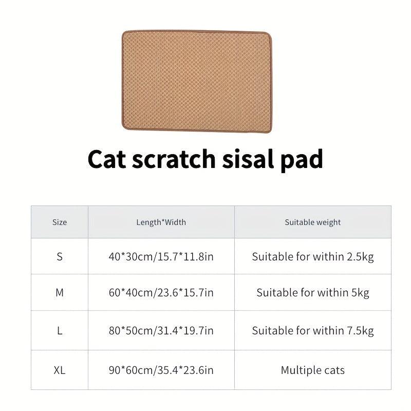 Sisal Cat Scratching Board Protects Furniture & Grinds Claws