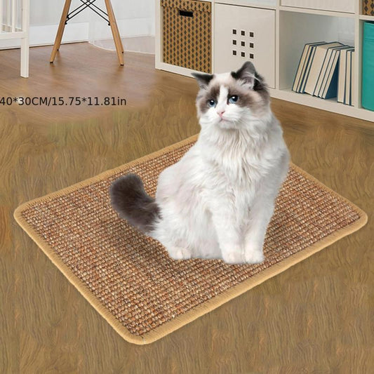 Sisal Cat Scratcher Mat Soft Scratch Pad Durable Protect Furniture