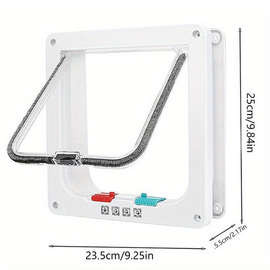 Pet Door Two way Entrance And Exit Hole Household Pet Small Door Acrylic Board