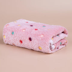 Soft Fleece Pet Blanket for Cats and Dogs - Cozy and Warm Blanket for Snuggling