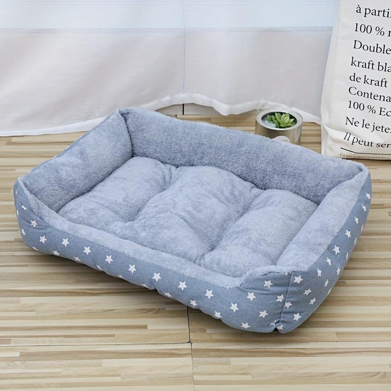 Rectangular Soft Cat Nest Thickened Warm Cat Sofa Bed Mat Cat Cushion Nest