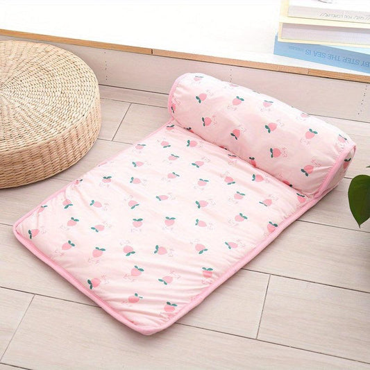 Anti Slip Pet Bed Mat with Pillow