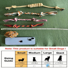5pcs Interactive Cotton Puppy Toys For Small and Medium Dogs