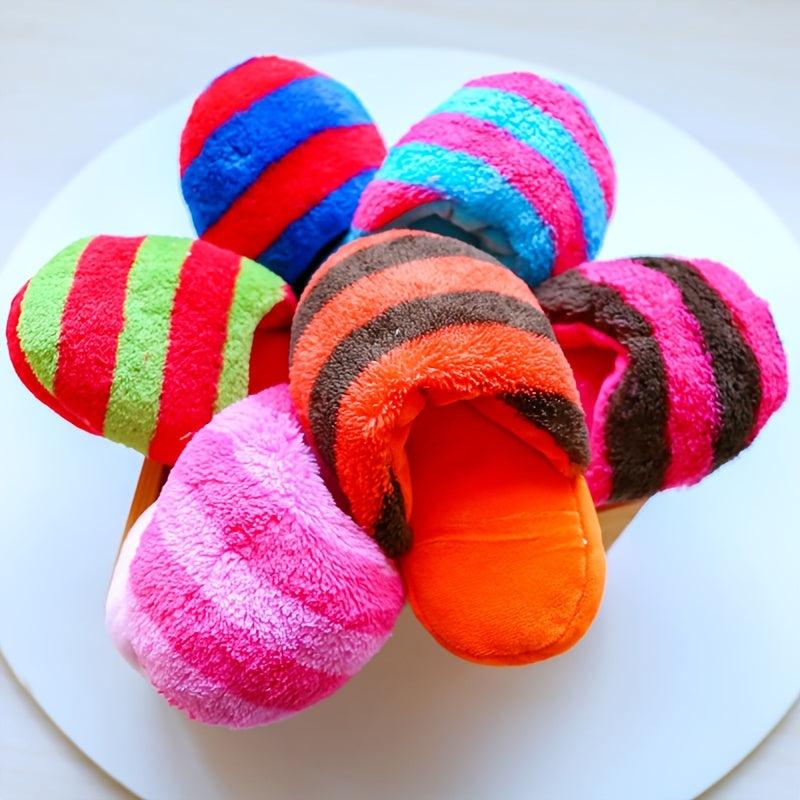 Dog Squeak Toy Slipper for Training Biting and Chewing