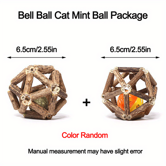 Catnip Toys Ball Kitten Teething Toy Interactive Pet Supplies