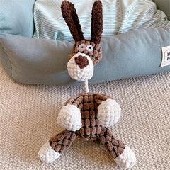 Durable Donkey Plush Toy for Dogs Interactive Chew Toy
