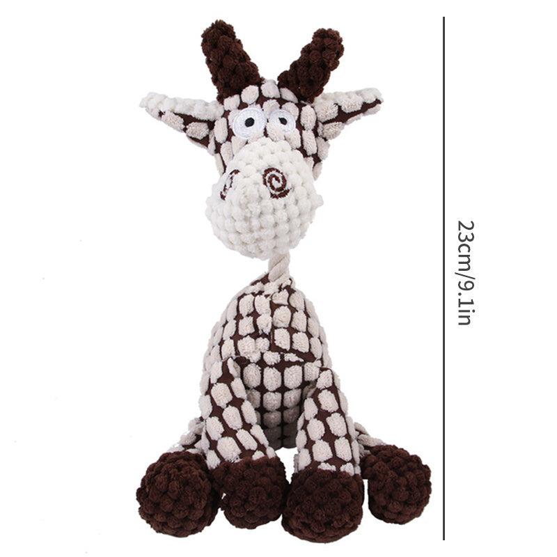 Durable Donkey Plush Toy for Dogs Interactive Chew Toy