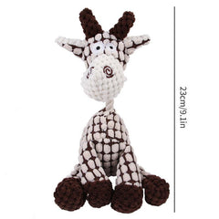 Durable Donkey Plush Toy for Dogs Interactive Chew Toy