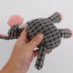 Durable Donkey Plush Toy for Dogs Interactive Chew Toy