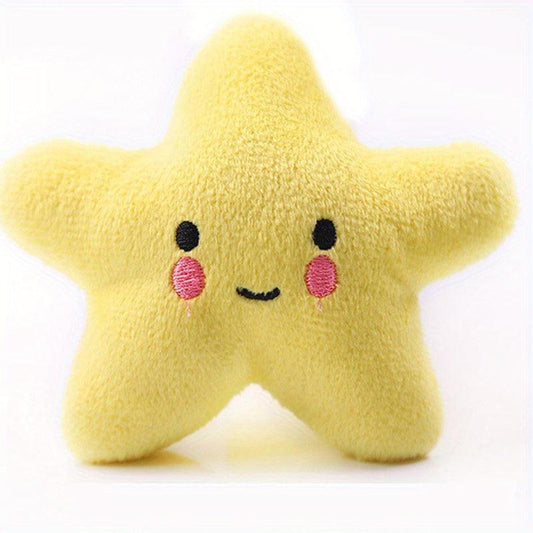 Star Pet Grinding Teeth Squeaky Plush Toy for Dog
