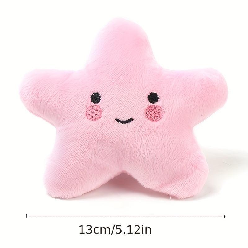 Star Pet Grinding Teeth Squeaky Plush Toy for Dog