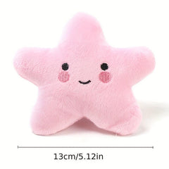 Star Pet Grinding Teeth Squeaky Plush Toy for Dog