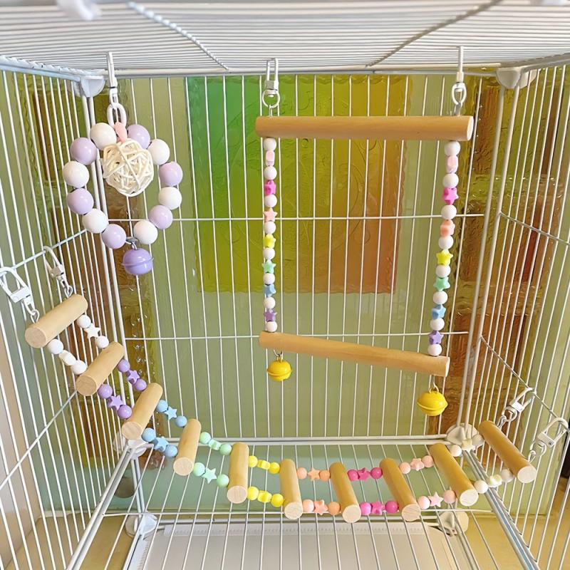 Parrot Swing Ring Climbing Station Stand