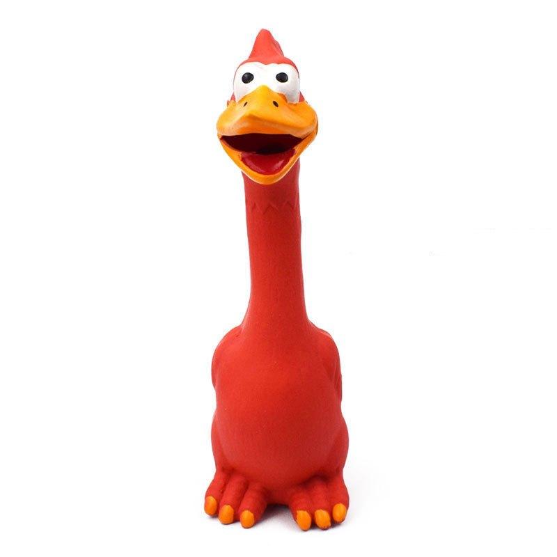 Molar Latex Chicken Pet Toy for Bite Resistant Fun
