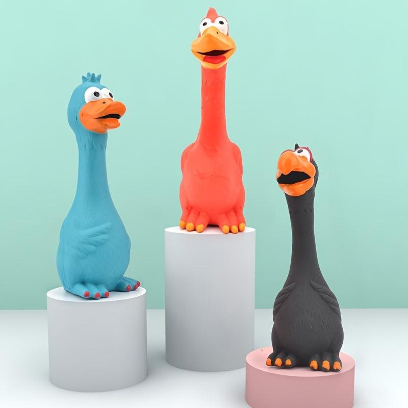 Molar Latex Chicken Pet Toy for Bite Resistant Fun