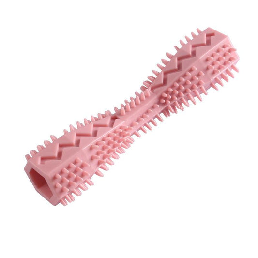 Durable Dog Toothbrush Toy for Interactive Cleaning & Chewing