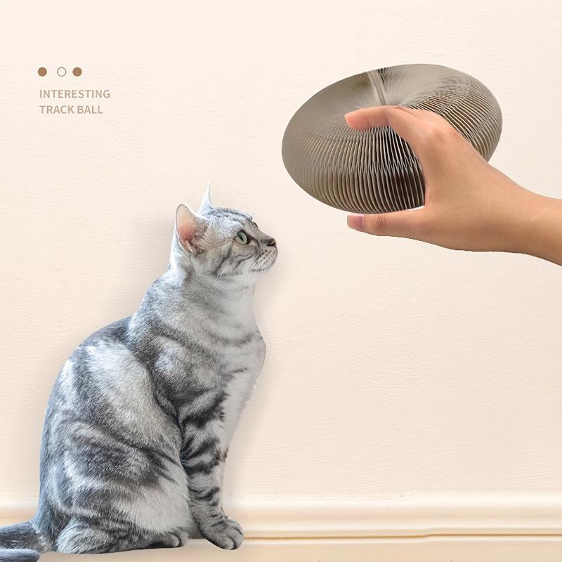 Interactive Cat Scratching Board with Cat Ball Toy