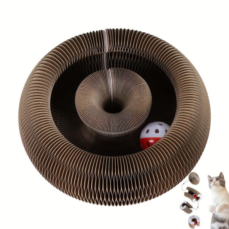 Interactive Cat Scratching Board with Cat Ball Toy