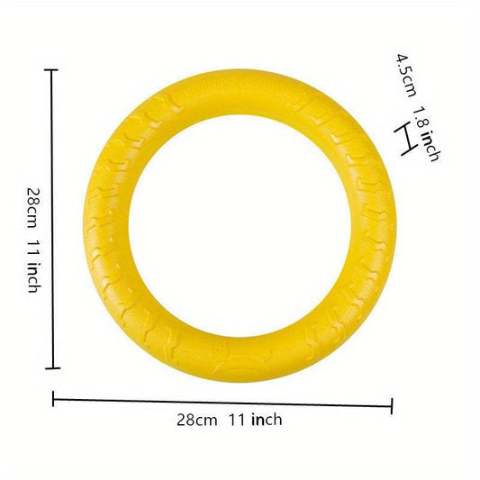 Ring Wear Bit Boredom Flying Disc Toy Dog Training Flight Loops Pet Toys