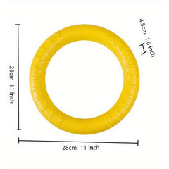 Ring Wear Bit Boredom Flying Disc Toy Dog Training Flight Loops Pet Toys