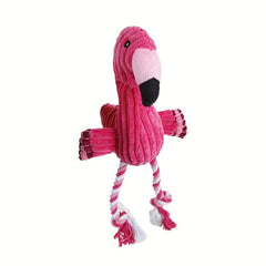 Durable Flamingo Plush Toy For Dogs