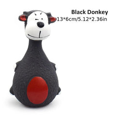 Latex Sound Pet Toys Elephant and Cow Characters