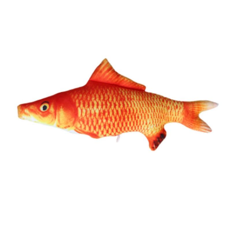 Interactive Pet Plush 3D Fish Cat Toy