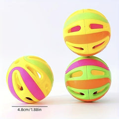5pc Interactive Cat Toy Balls with Bell for Indoor Kittens and Cats