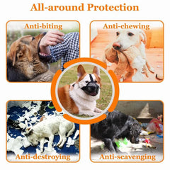 Breathable Soft Mesh Dog Muzzle for Small Medium Large Dogs Comfortable Secure