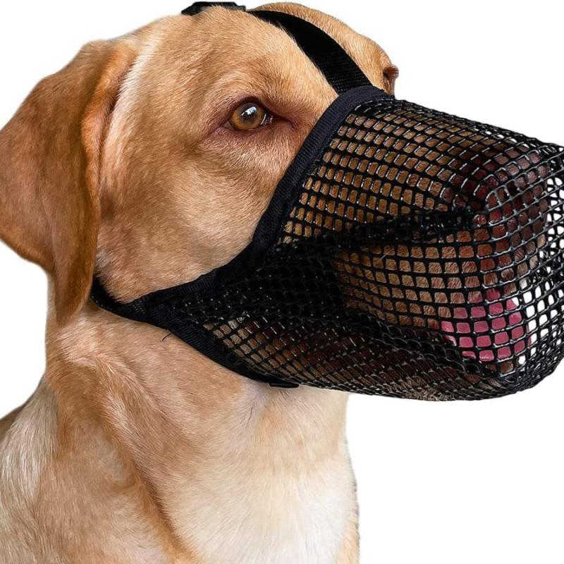 Breathable Soft Mesh Dog Muzzle for Small Medium Large Dogs Comfortable Secure
