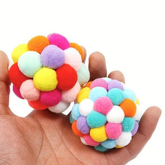 Interactive Cat Ball Toy 1pc Random Stimulating Fun for Indoor Cats & Kittens
