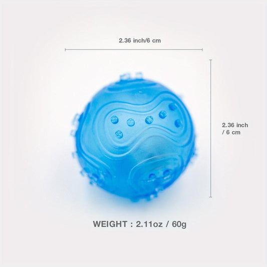 Luminous Sound Pet Ball Toy Interactive & Chew Squeaky Toy