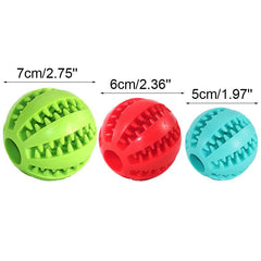 Pet Ball Chew Toy Interactive Toy For Dogs Fun Training Teeth Cleaning