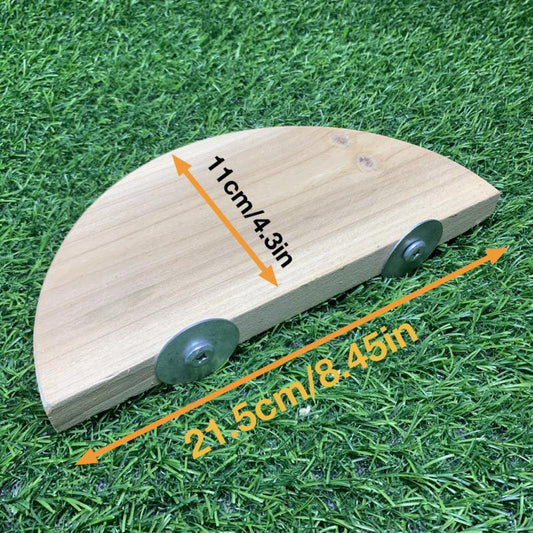 Wood Parrot Bird Perch Stand Platform Cage Accessory for Small Animals and Birds