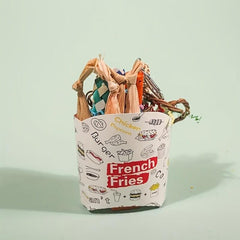 Bird Climbing Chew Toy Parrot Shredded Paper Fun Foraging Bamboo Trap Cup