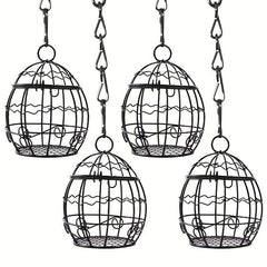 Bird Hanging Feeder Chain Sun Rain Proof Outdoor Decoration