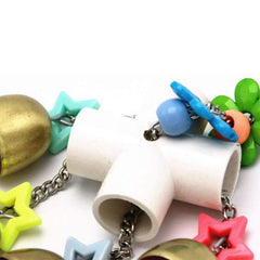Bird Bells Toy For Pet Parrot Cockatiel Macaw African Grey Lovebird Cage