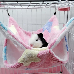 Double Layer Clamp Hammock & Sugar Glider Climbing Toy