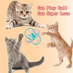 Interactive Cat Toy Self Playing Ball for Teething Kittens