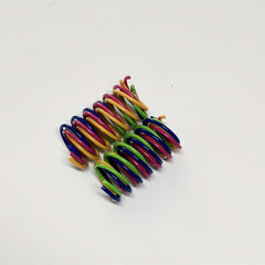 Interactive Colorful Spring Cat Toys for Playful Kittens